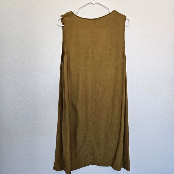 NWOT Madewell | Heather Button-Front Dress In Kale Olive, Womens XXL - Picture 8 of 8